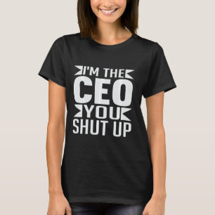 T-shirt Femmes Ceo Boss Tee Future Ceo 000 000 Im The Ceo