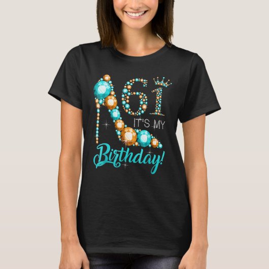 T-shirt Femmes C'est ma 61e cireuse Happy 61e (Devant)