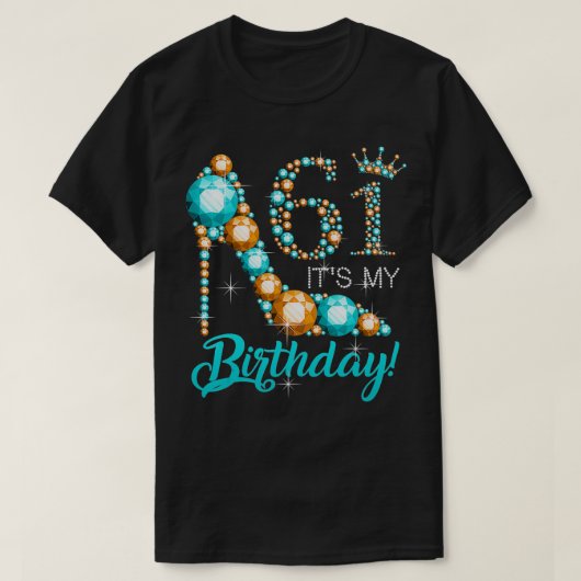 T-shirt Femmes C'est mon 61e cireur Happy 61e anniversaire (Design devant)