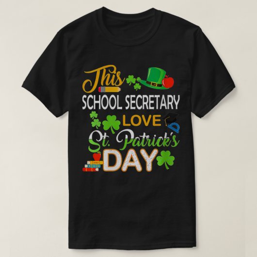 T-shirt Femmes Cette secrétaire d'école Love St Patrick's (Design devant)