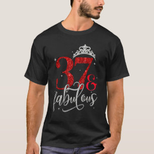 T-shirt Femmes Chapitre 37 Est 1985 37 Ans 37e Naissance