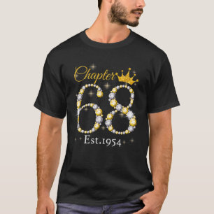 T-shirt Femmes Chapitre 68 EST 1954 68 Ans 68E Naissance