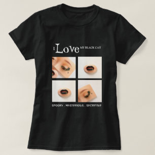 T-shirt Femmes Chat Noir