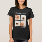 T-shirt Femmes Chat Noir (Devant)