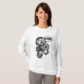 T-shirt Femmes - chemise de Bot de haut-parleur (Devant entier)