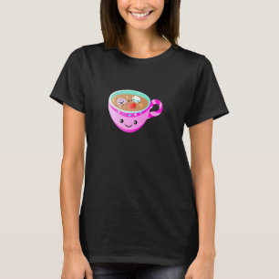 T-shirt Femmes Chocolat Chaud Période Pms Menstruation