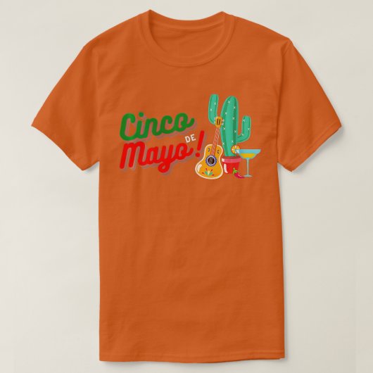 T-shirt Femmes Cinco De Mayo Fiesta Camisa, 5 De Mayo, Mai (Design devant)