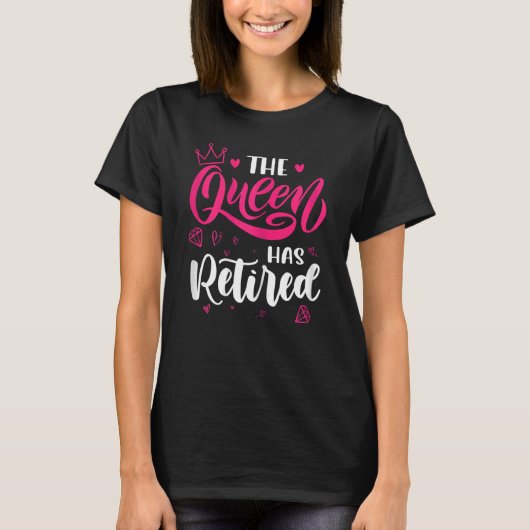T-shirt Femmes Cool Retraite Pour Femmes Retraite Reine Ha (Devant)