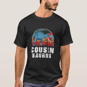 T-shirt Femmes Cousin Saurus Dinosaur Funny Cousinsaurus T