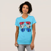 T-shirt femmes d'amour léger de l'espoir (Devant entier)