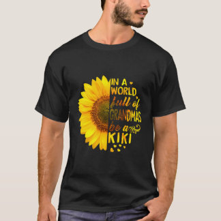 T-shirt Femmes Dans Un Monde Plein De Mamans Be Kiki Sunfl