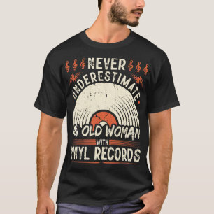 T-shirt Femmes de disque vinyle Vinyle