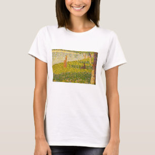 T-shirt Femmes de Georges Pierre Seurat sur la berge, s