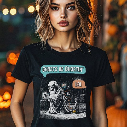 T-shirt Femmes de Ghosts Be Ghostiln'LOL