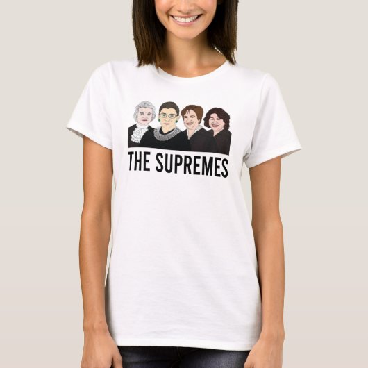 T-shirt Femmes de la Cour suprême, Ruth Bader Ginsburg (Devant)