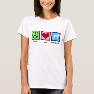 T-shirt Femmes de lévriers d'amour de paix