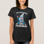 T-shirt Femmes de mon Hanoukka Pajamakah Gnome Chanukah Pa<br><div class="desc">Mon Hanoukka Pajamakah Gnome Chanukah Pajamas Femmes Enfants</div>