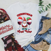 T-shirt femmes de Noël et de vin