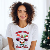 T-shirt femmes de Noël et de vin