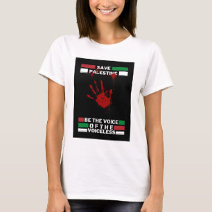 T-shirt Femmes de Palestine libre   Sauvez Gaza