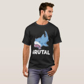 T-shirt Femmes de pêche brutale du requin (Devant entier)