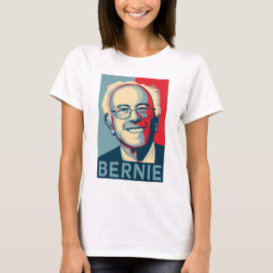T-shirt Femmes de portrait d'espoir de la chemise de