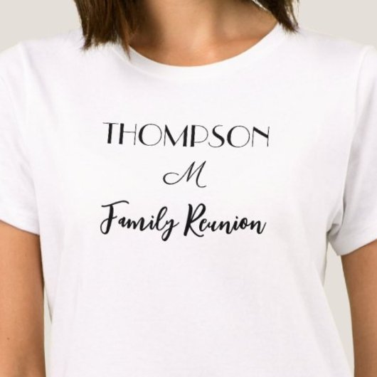 T-shirt Femmes de réunion familiale