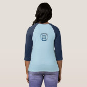 T-shirt Femmes de TMP raglanes (Dos entier)