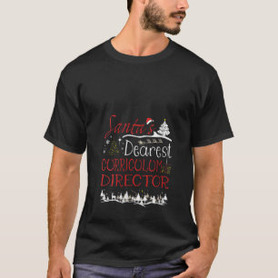 T-shirt FEMMES Directeur du programme d'études Xmas Job Cu