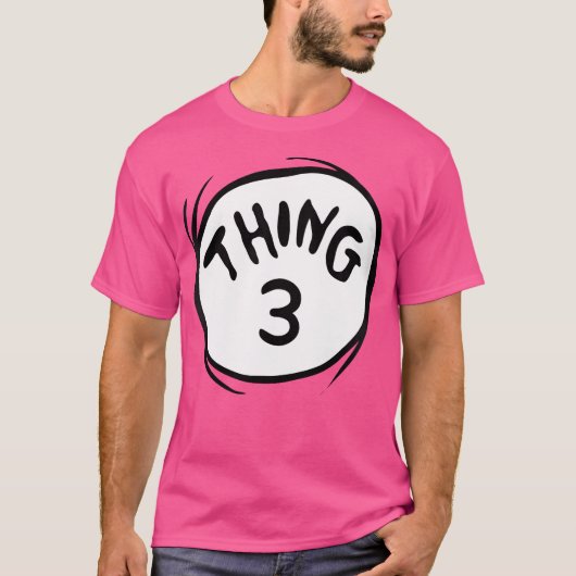 T-shirt Femmes Dr Seuss Thing 3 Emblème (Devant)