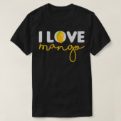 T-shirt FEMMES Drôle J'aime Mango Vibes Fruit Été Mango (Design devant)