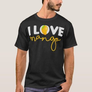 T-shirt FEMMES Drôle J'aime Mango Vibes Fruit Été Mango