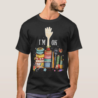 T-shirt Femmes Drôles de Couture Matelassière Couturière C