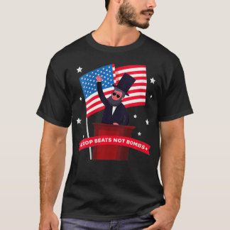 T-shirt Femmes Drop beats pas bombes VNeck