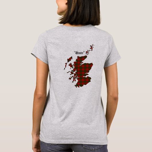 T-shirt Femmes du Clan Cameron (Dos)