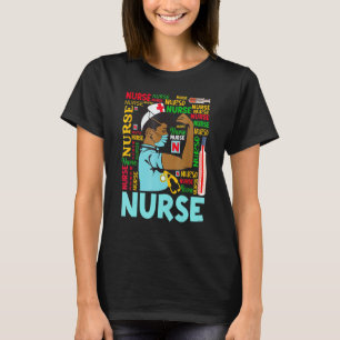 T-shirt Femmes Dy Black Nurse 2022 Costume Black History M