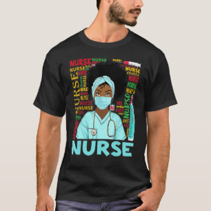 T-shirt Femmes Dy Black Nurse 2022 Costume Black History M