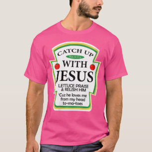 T-shirt Femmes Écouter Avec Jésus Drôle Cadeau Chrétien Dr