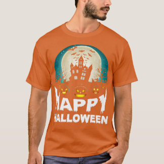 T-shirt FEMMES Effrayant Halloween design broom gravé pomp