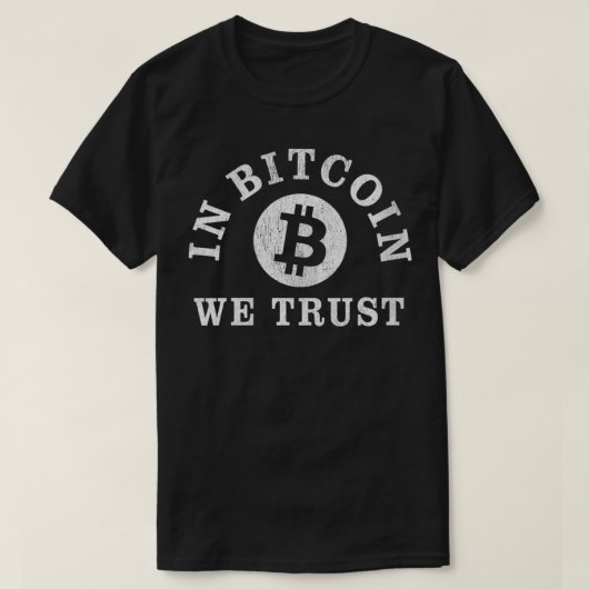 T-shirt Femmes En Bitcoin Nous Faisons Confiance Btc Crypt (Design devant)
