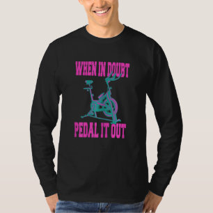 T-shirt Femmes En Cas De Doute Pédalez Fitness Gymco Sp