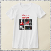 T-shirt Femmes en noir et rouge