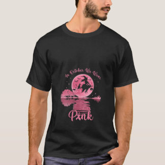 T-shirt Femmes en octobre nous portons rose sorcière cance