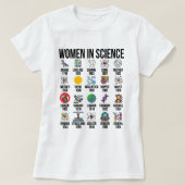 T-shirt Femmes En Science Chimiste Biologie Physique Scien (Design devant)