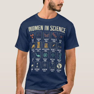 T-shirt Femmes en science Design pour l'histoire de la sci