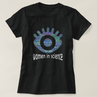 T-shirt Femmes En Science Filles Oeil Mot Conception