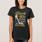 T-shirt Femmes Entrant Dans Mon 46E Anniversaire Avec Dieu (Devant)