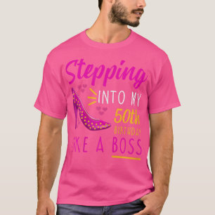 T-shirt Femmes entrant dans mon 50e anniversaire comme un