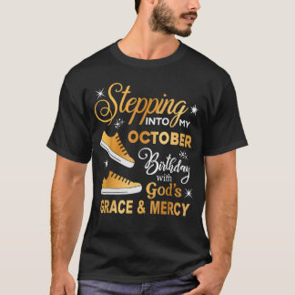 T-shirt Femmes entrant dans mon anniversaire d'octobre ave