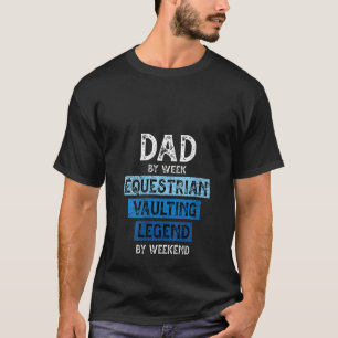 T-shirt Femmes équestre légende voûte papa papa papa papa